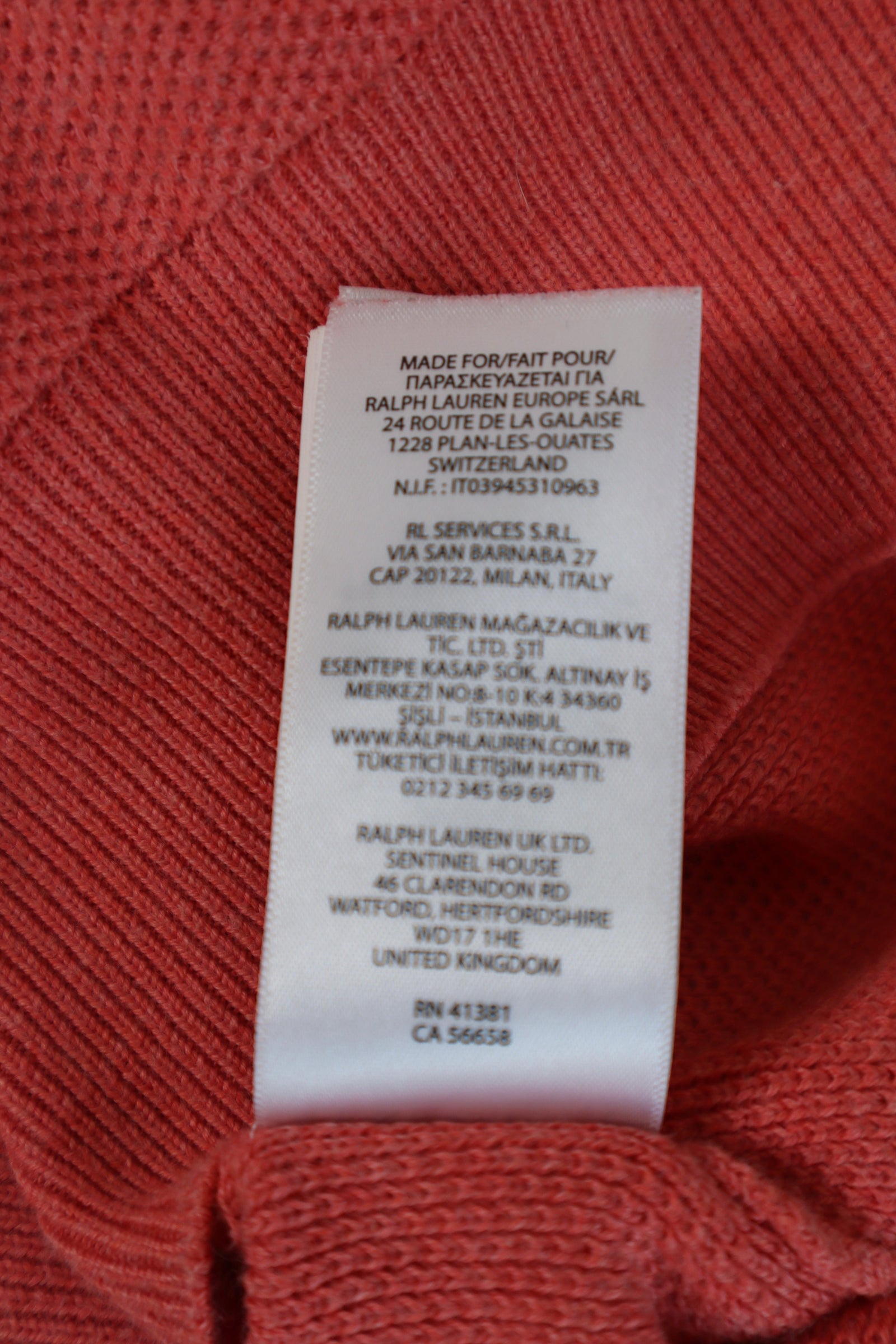 Ralph Lauren quarter zip - M