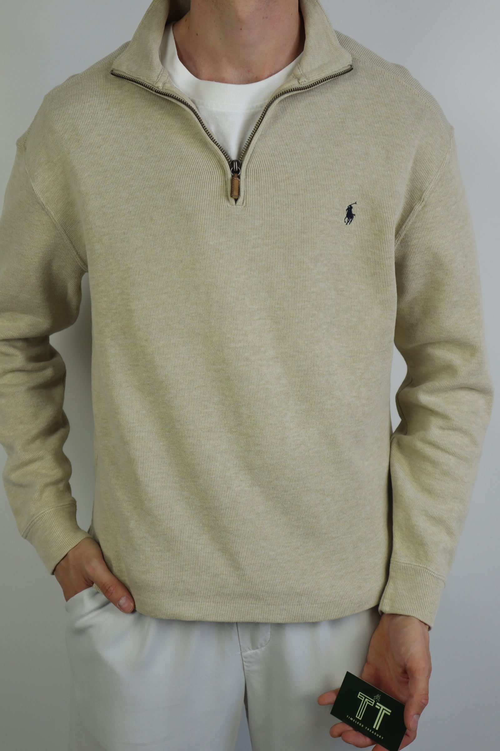 Ralph Lauren quarter zip - S/M