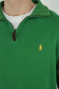 Ralph Lauren trui met kwart rits - M
