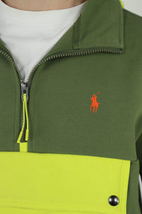 Ralph Lauren trui/jas met kwart rits - M
