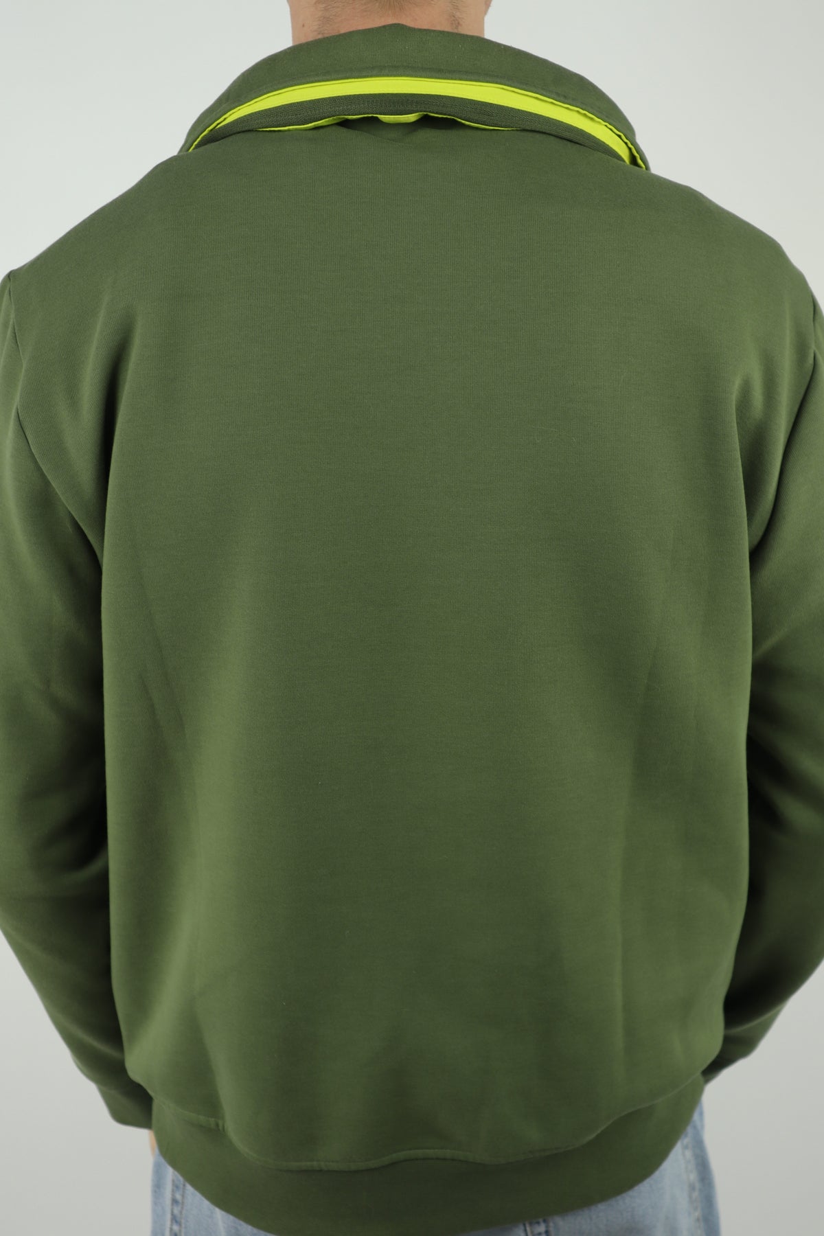 Ralph Lauren trui/jas met kwart rits - M
