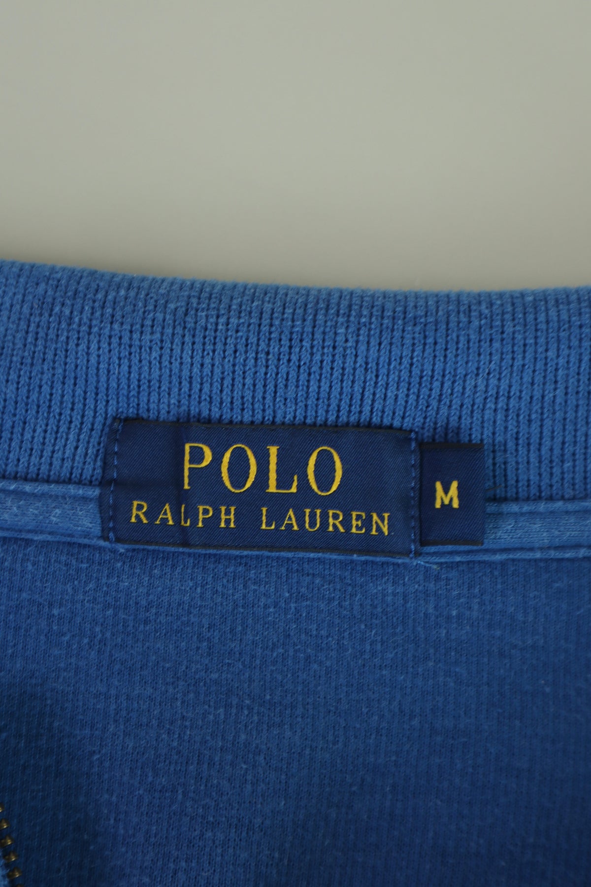 Ralph Lauren trui met kwart rits - M