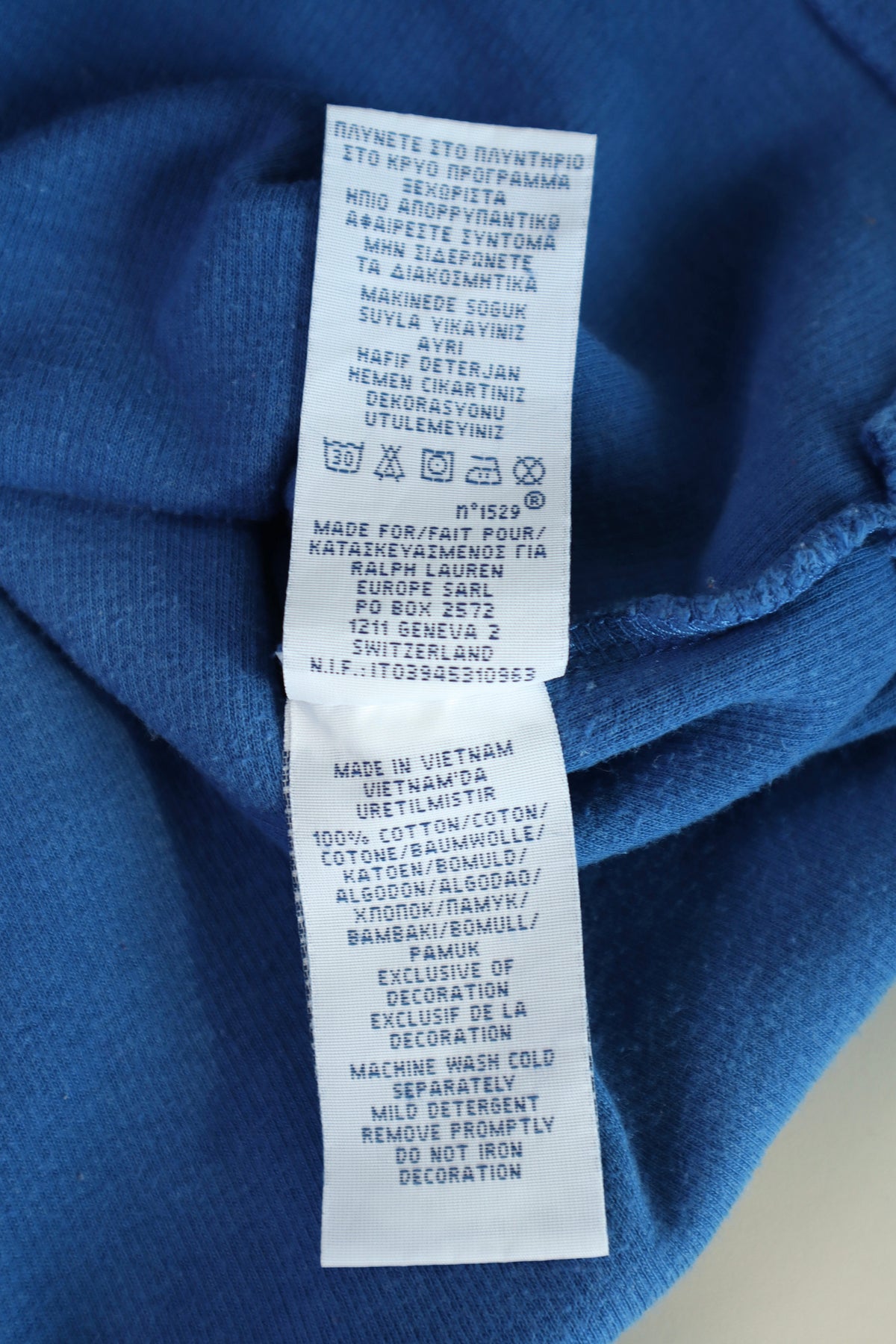 Ralph Lauren trui met kwart rits - M