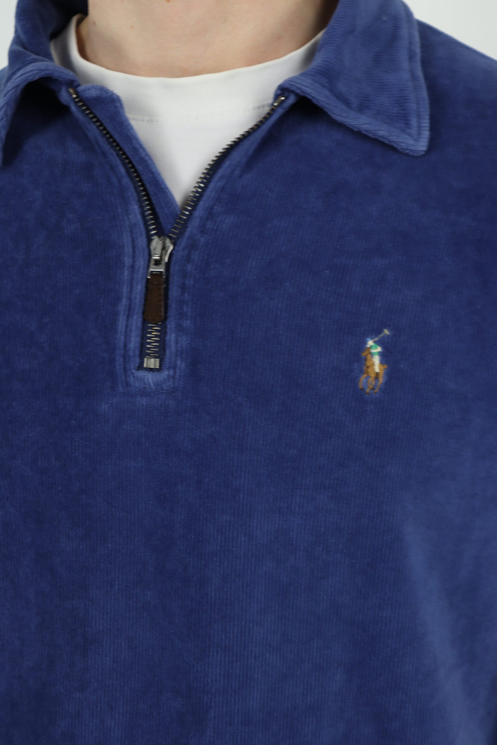 Ralph Lauren corduroy quarter zip - M
