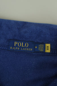 Ralph Lauren corduroy/velours trui met kwart rits - M