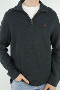 Ralph Lauren trui met kwart rits - M