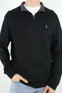 Ralph Lauren trui met kwart rits - M