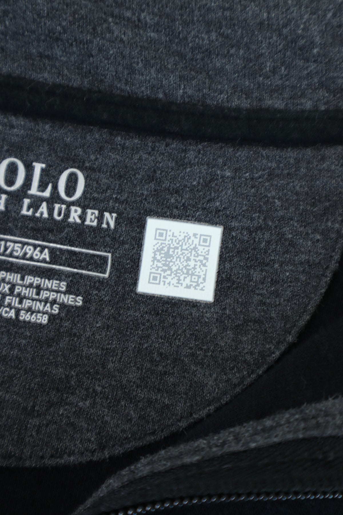 Ralph Lauren trui met kwart rits - M
