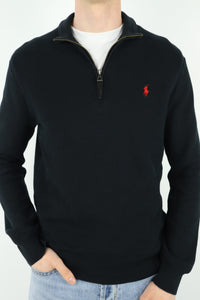 Ralph Lauren trui met kwart rits - M