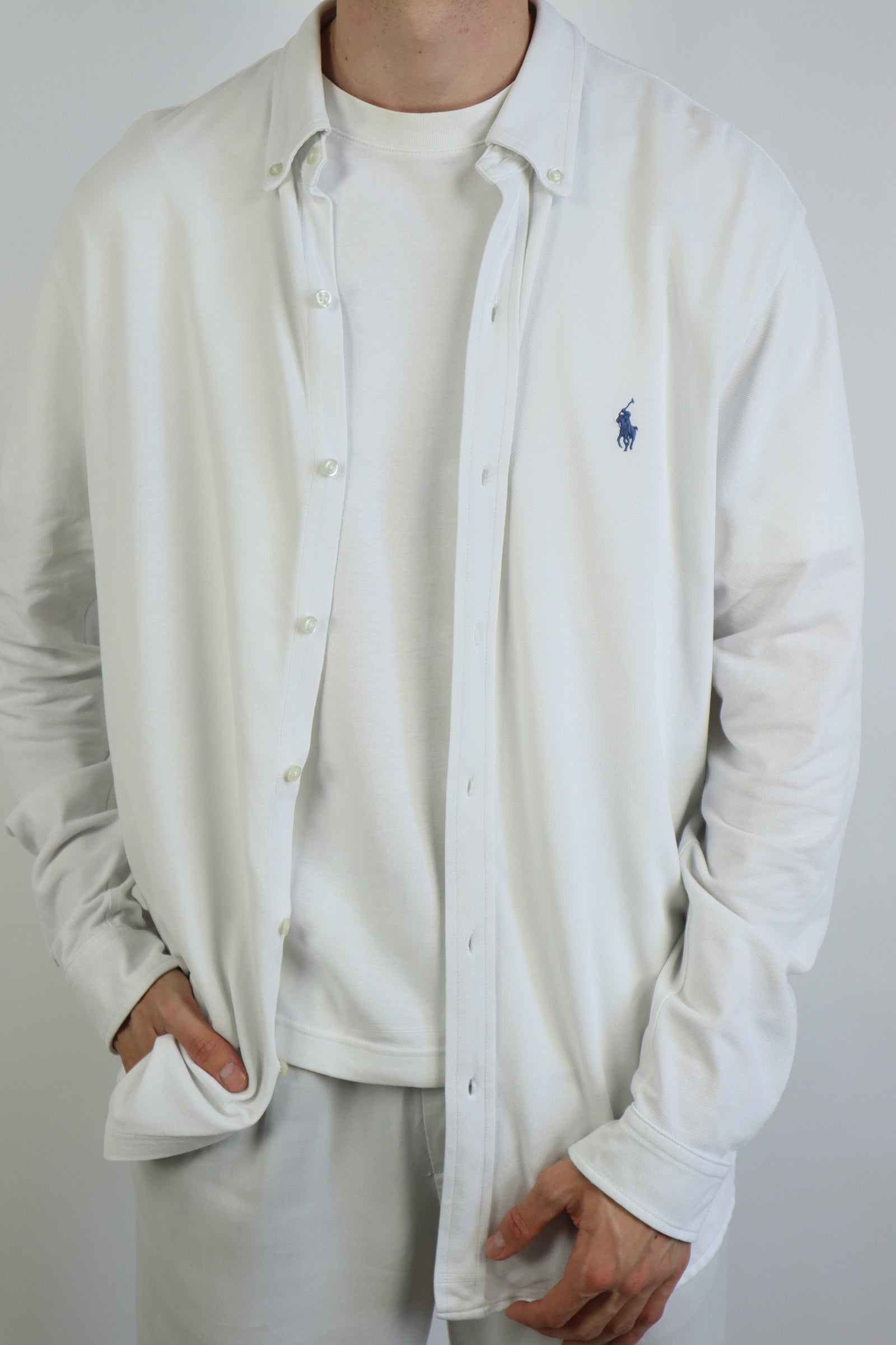 Ralph Lauren featherweight mesh overhemd - XL