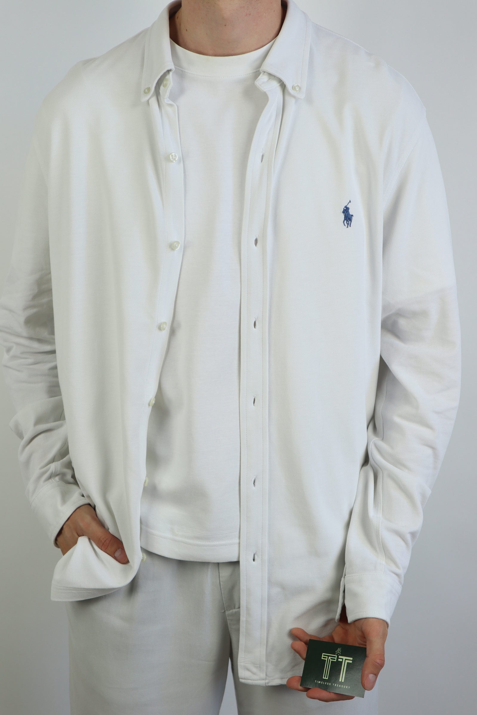 Ralph Lauren featherweight mesh overhemd - XL