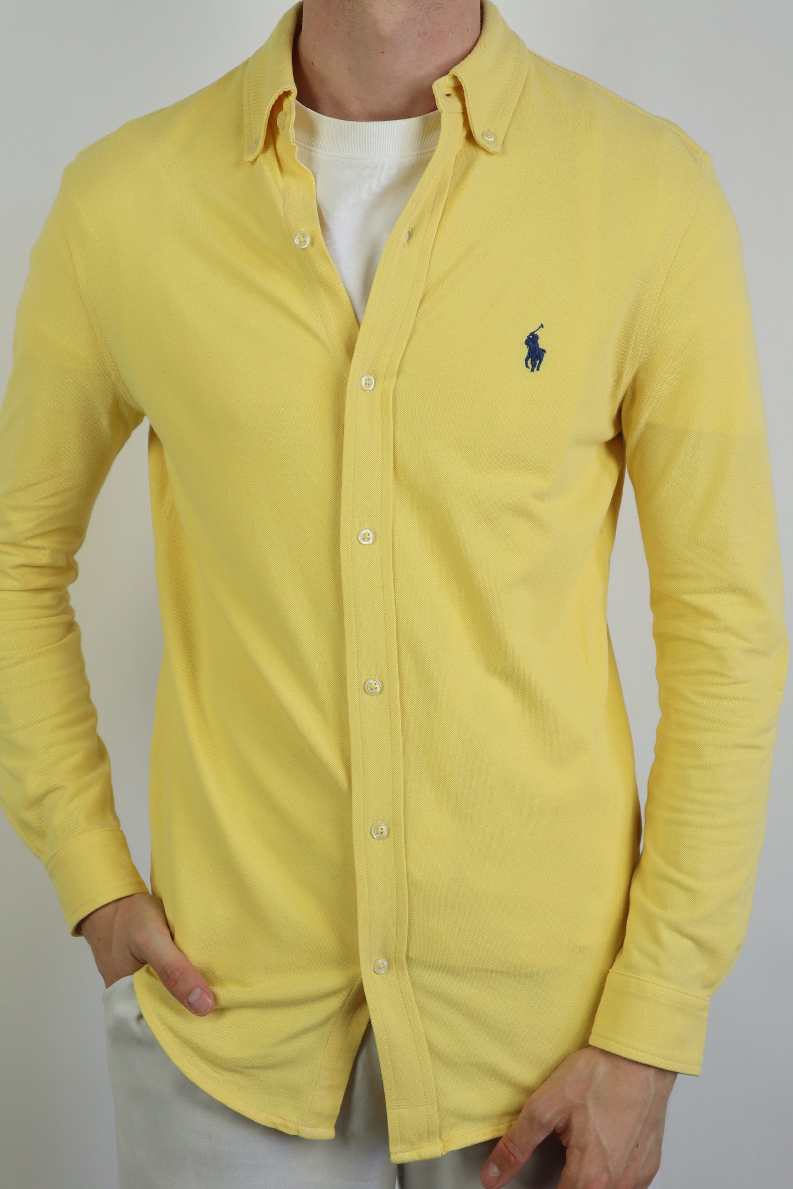 Ralph Lauren overhemd featherweight mesh - S