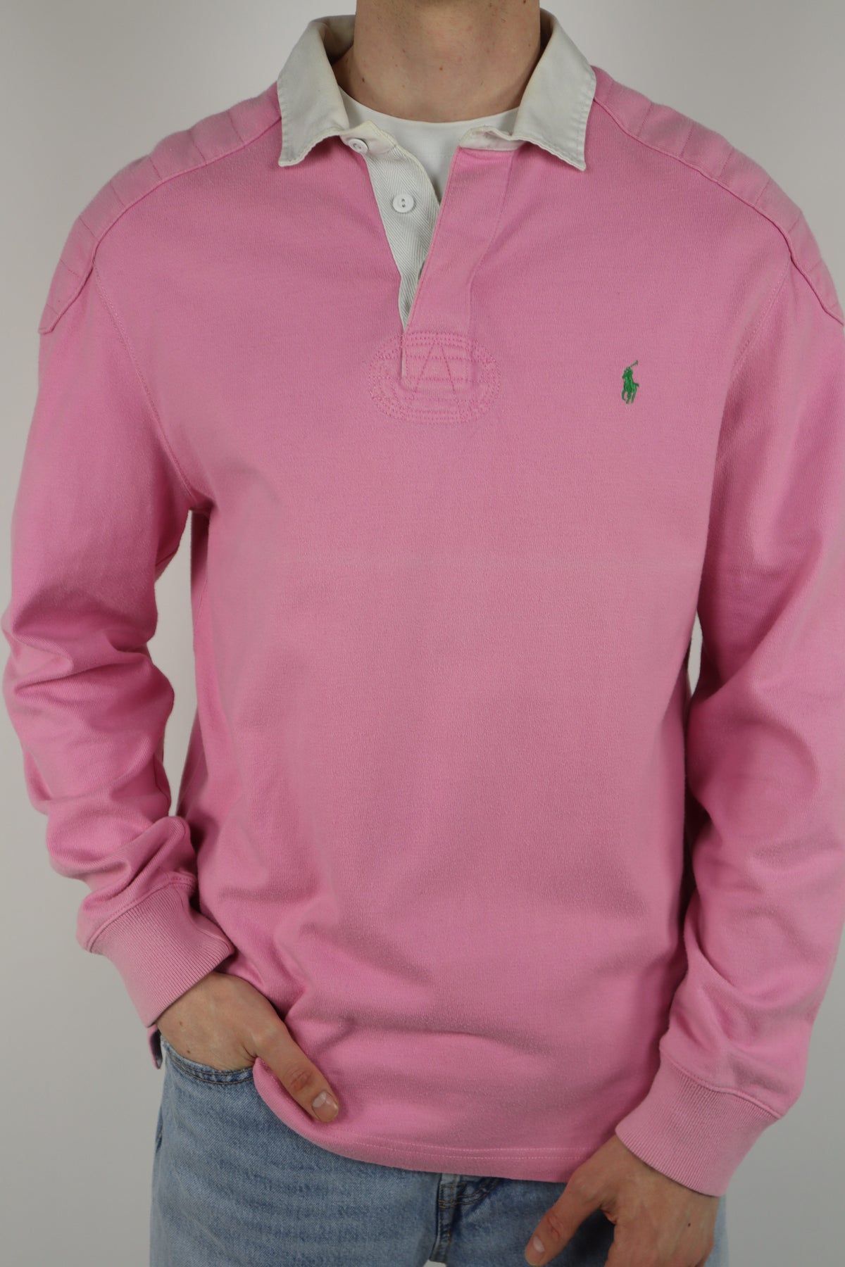 Ralph Lauren (rugby) polo shirt met lange mouw - L