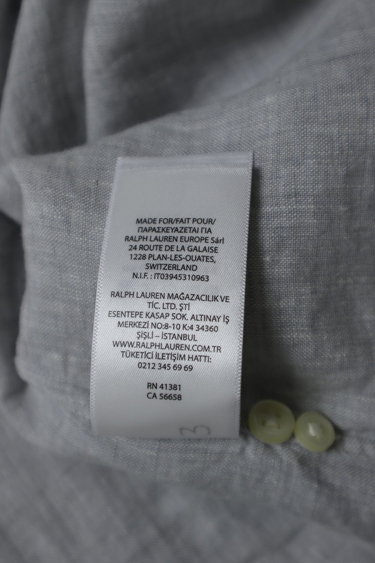 Ralph Lauren overhemd linnen - XL