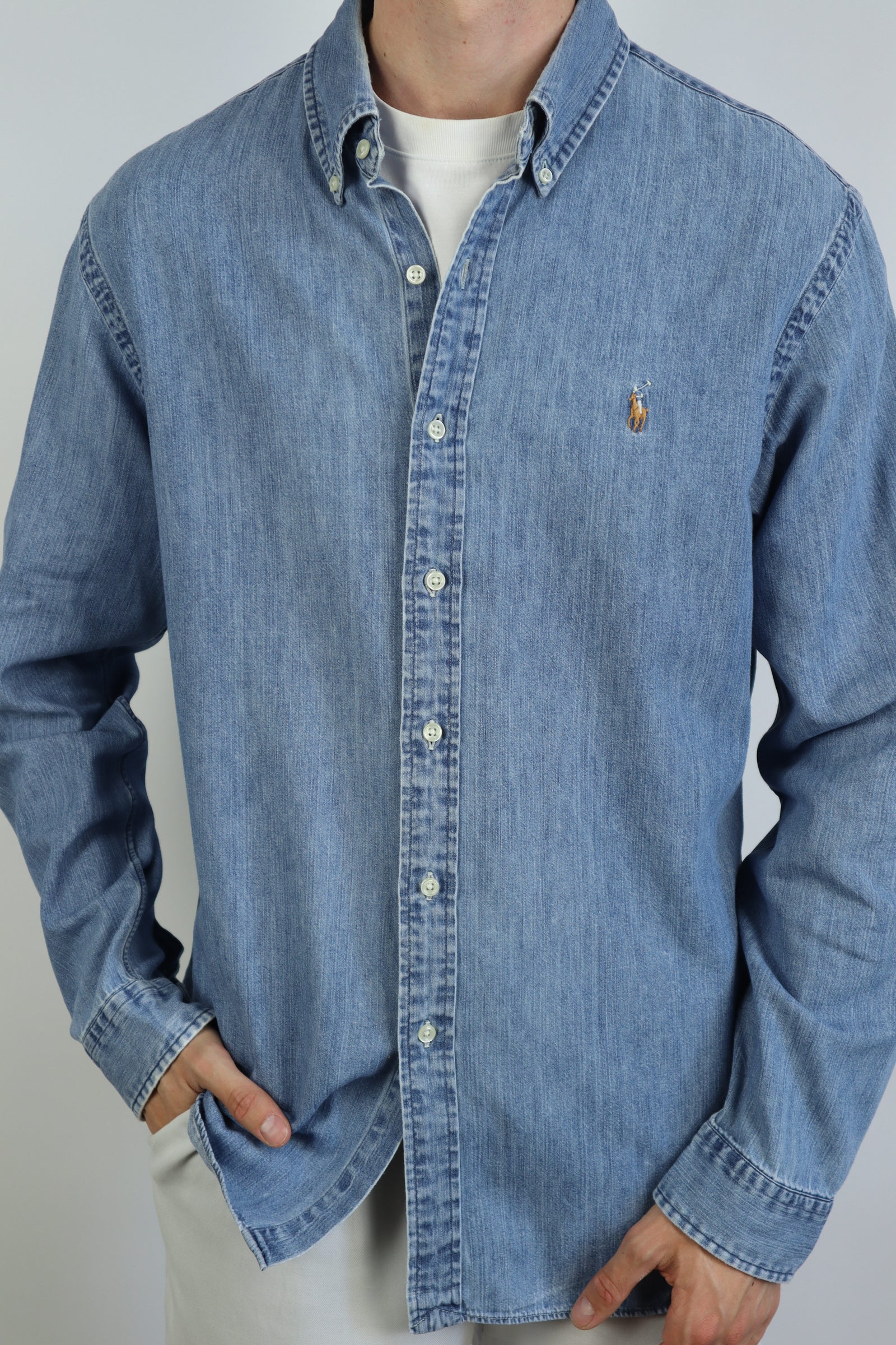 Ralph Lauren denim overhemd - XL
