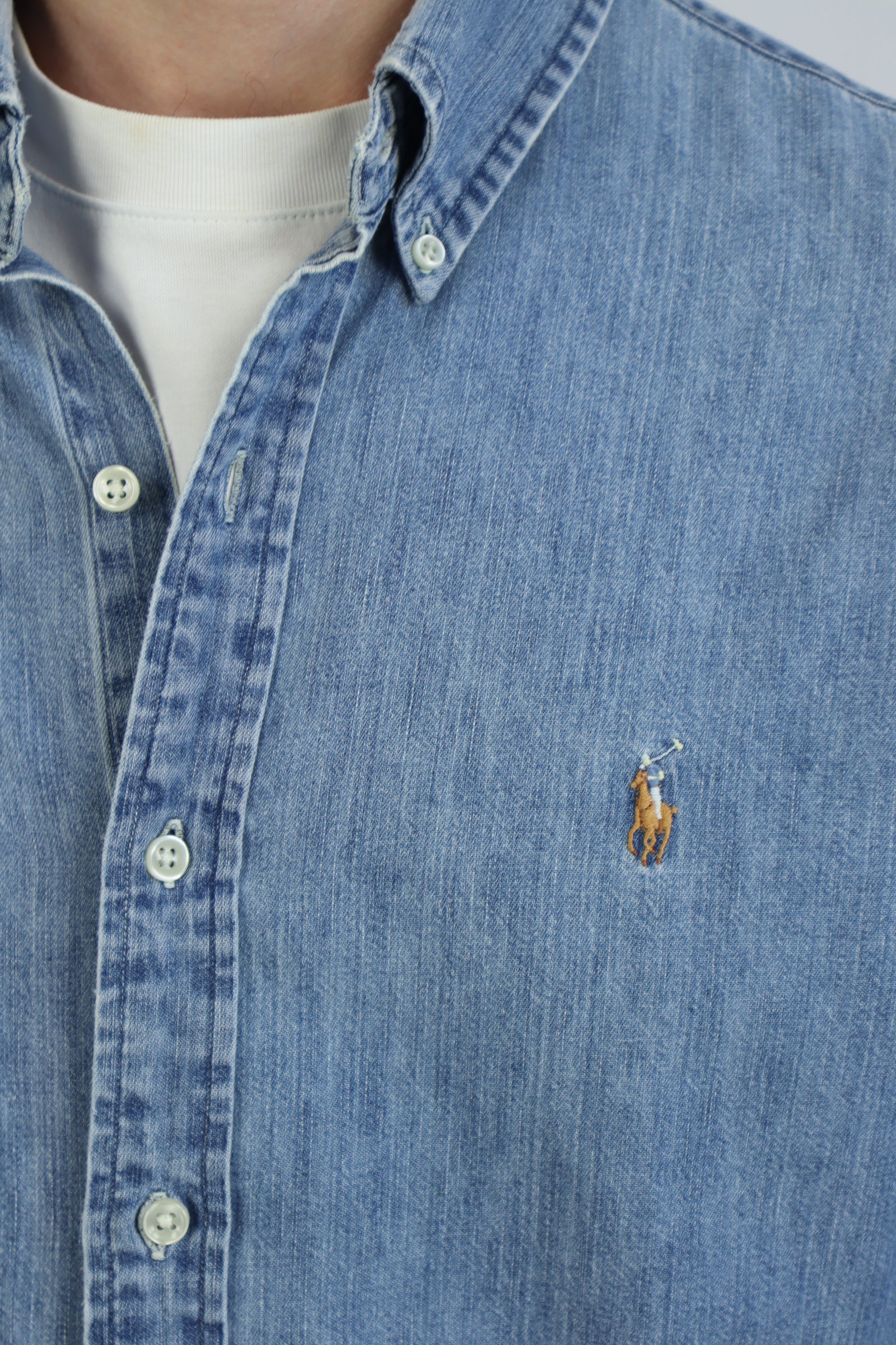 Ralph Lauren denim overhemd - XL