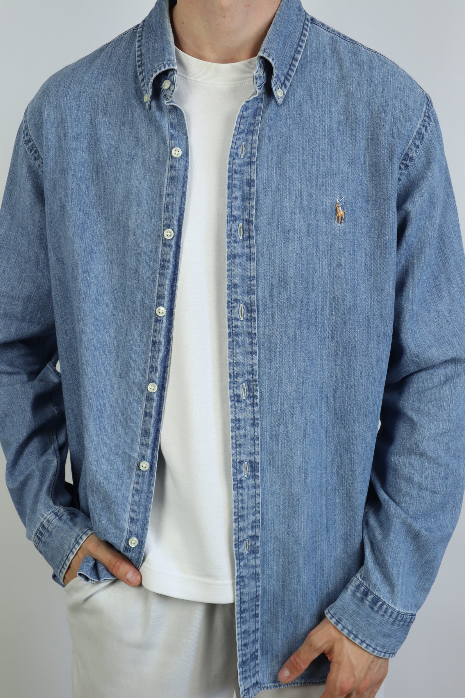 Ralph Lauren denim overhemd - XL