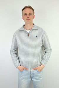 Ralph Lauren trui met kwart rits - M