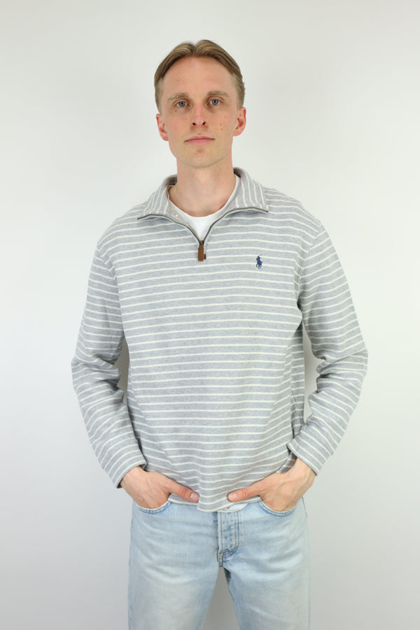 Ralph Lauren trui met kwart rits - M