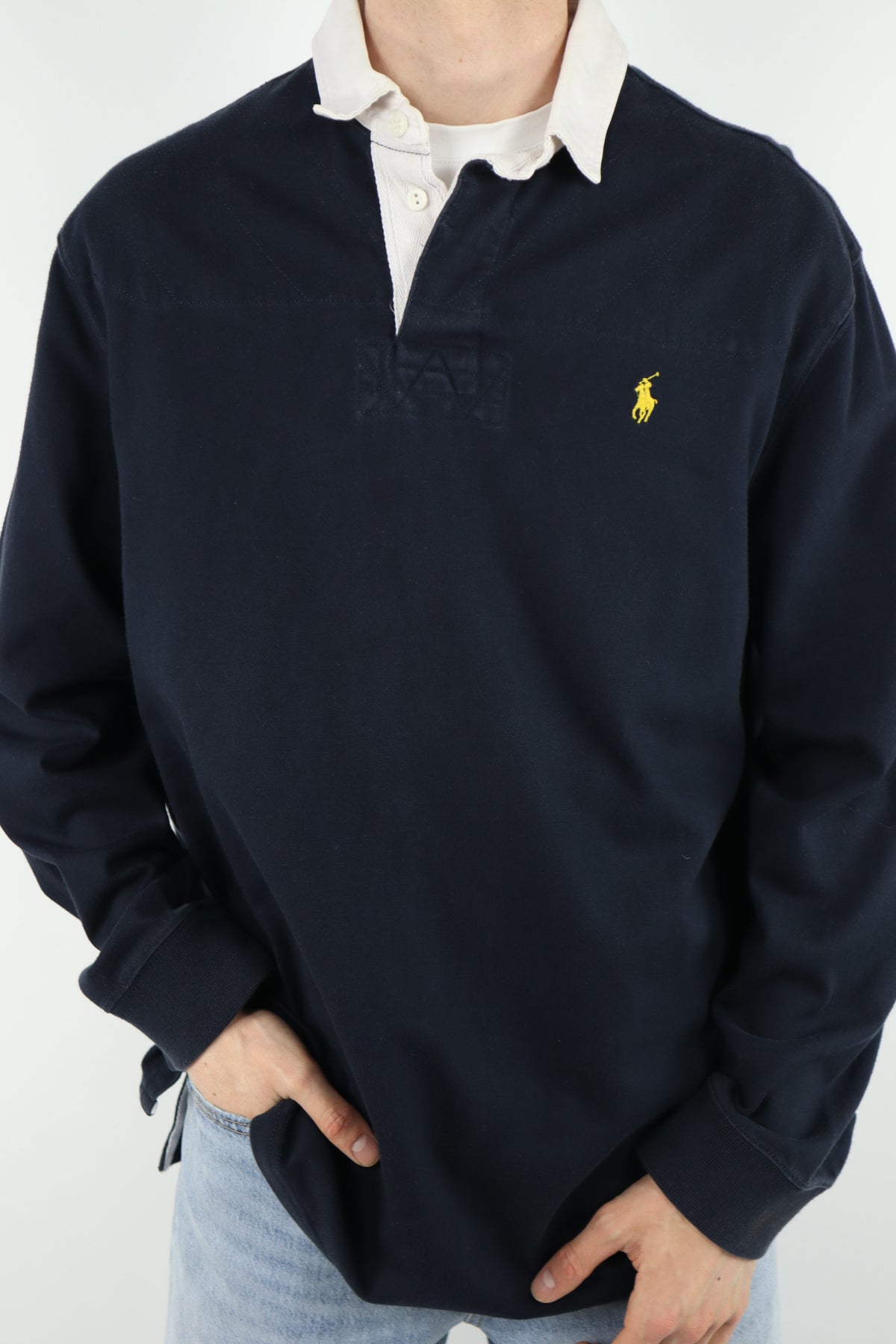 Ralph Lauren (rugby) polo shirt met lange mouw - XL