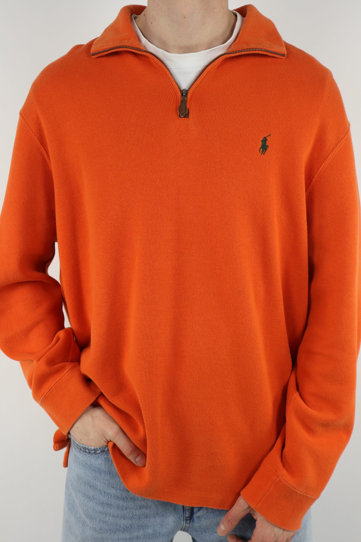 Ralph Lauren trui met kwart rits - XL