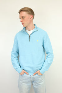 Ralph Lauren trui met kwart rits - L