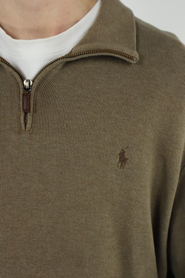 Ralph Lauren trui met kwart rits - XL