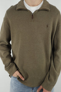 Ralph Lauren trui met kwart rits - XL