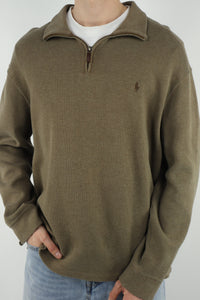Ralph Lauren trui met kwart rits - XL