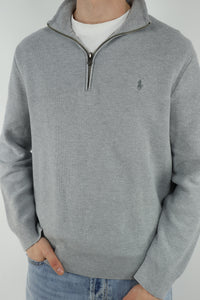 Ralph Lauren trui met kwart rits - M