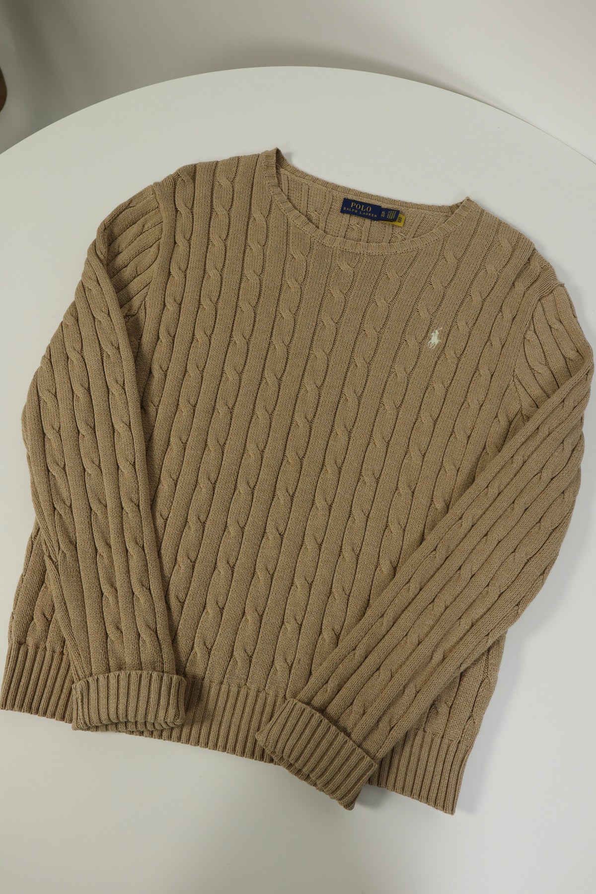 Ralph Lauren kabeltrui met ronde hals - XL Vrouwen