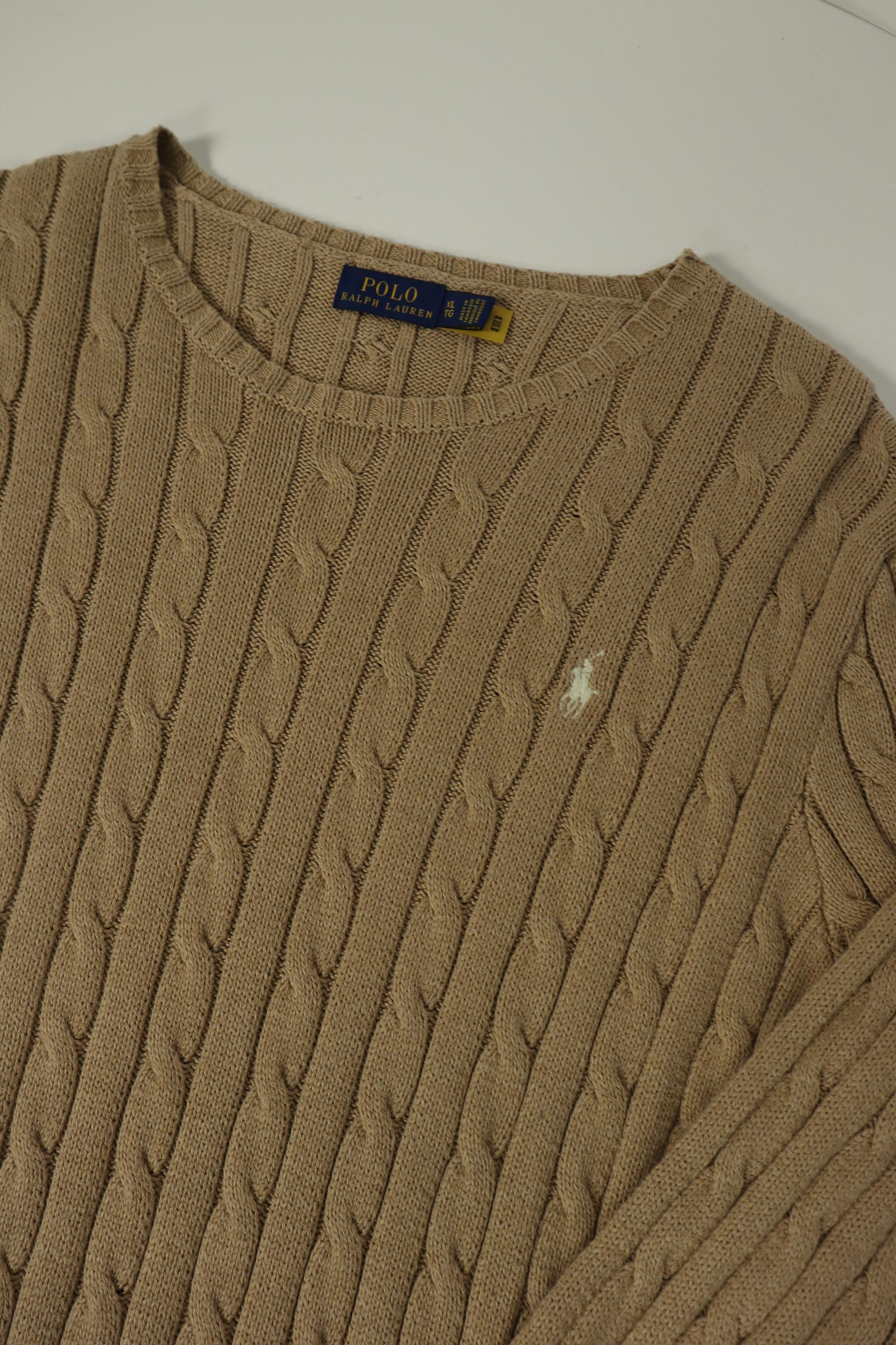 Ralph Lauren kabeltrui - XL vrouwen