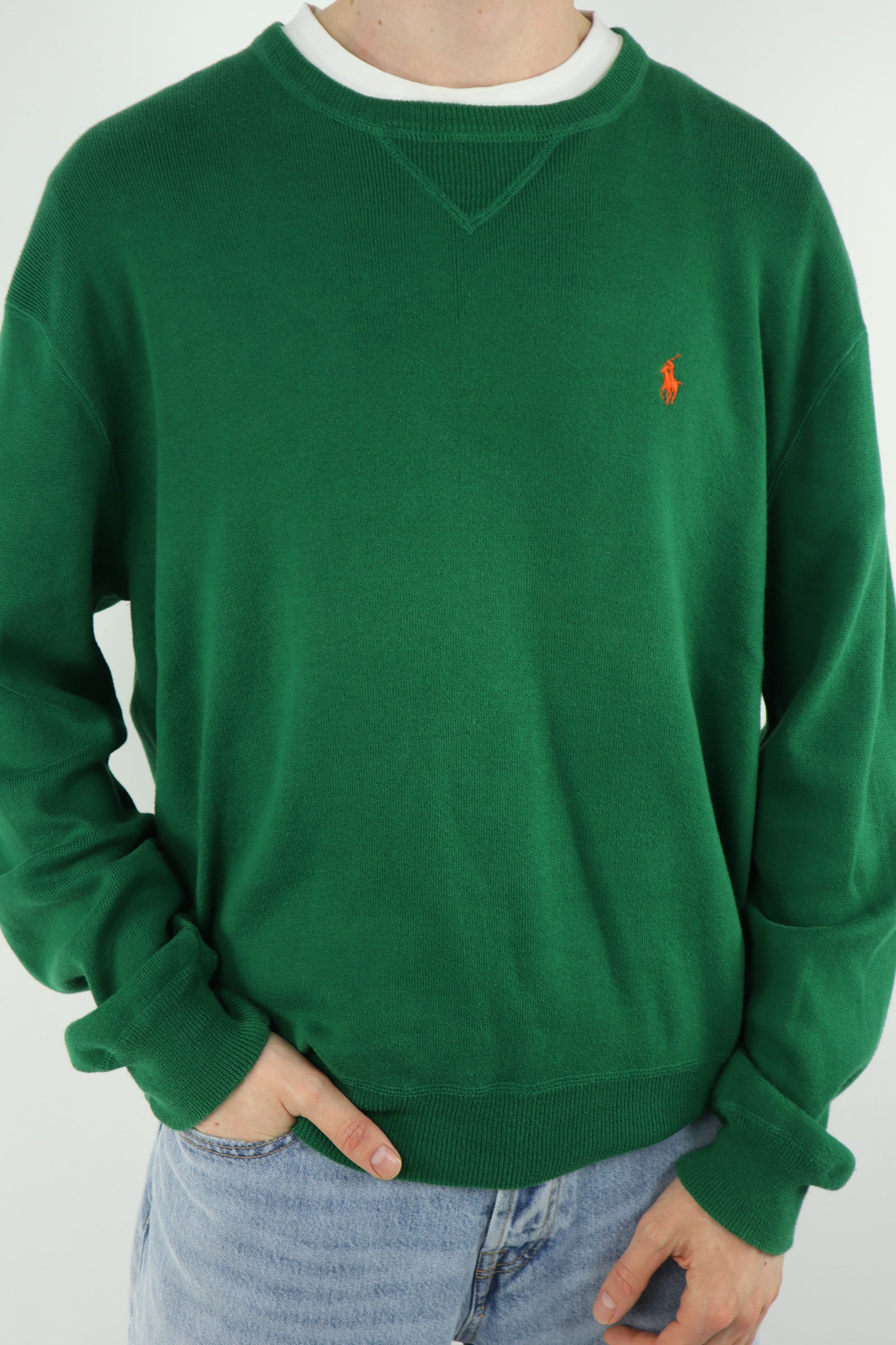 Ralph Lauren trui met ronde hals - L