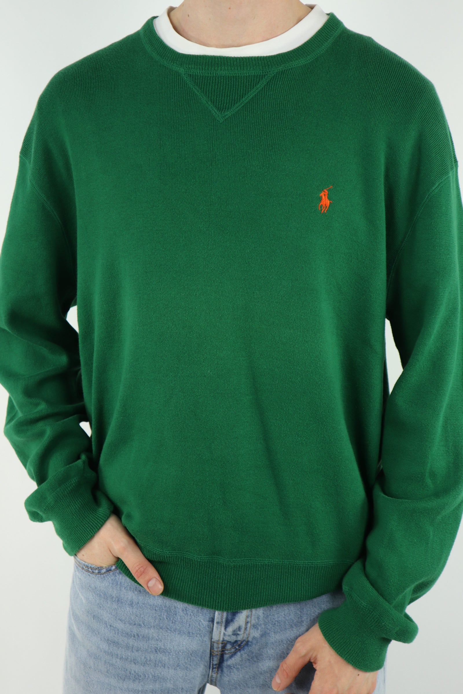 Ralph Lauren trui met ronde hals - L