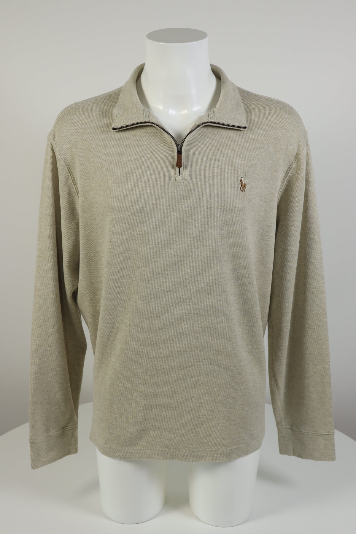 Ralph Lauren trui met kwart rits - L
