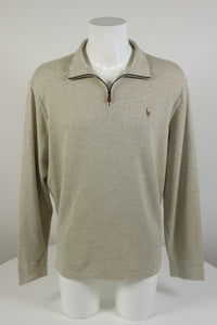 Ralph Lauren trui met kwart rits - L
