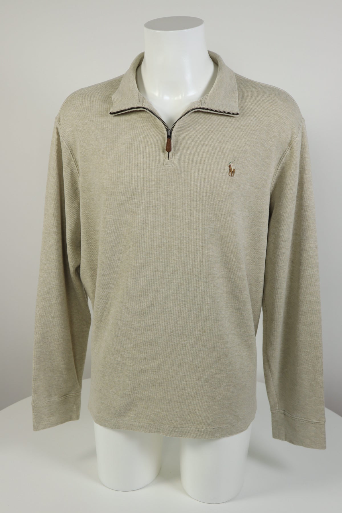 Ralph Lauren trui met kwart rits - L