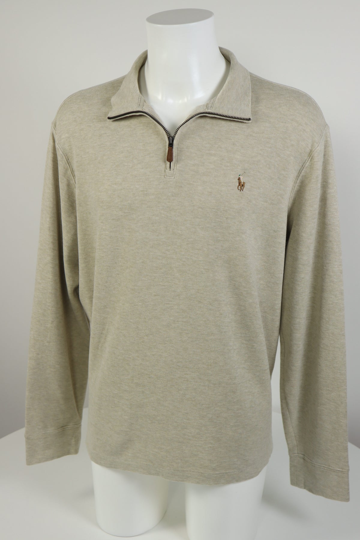 Ralph Lauren trui met kwart rits - L