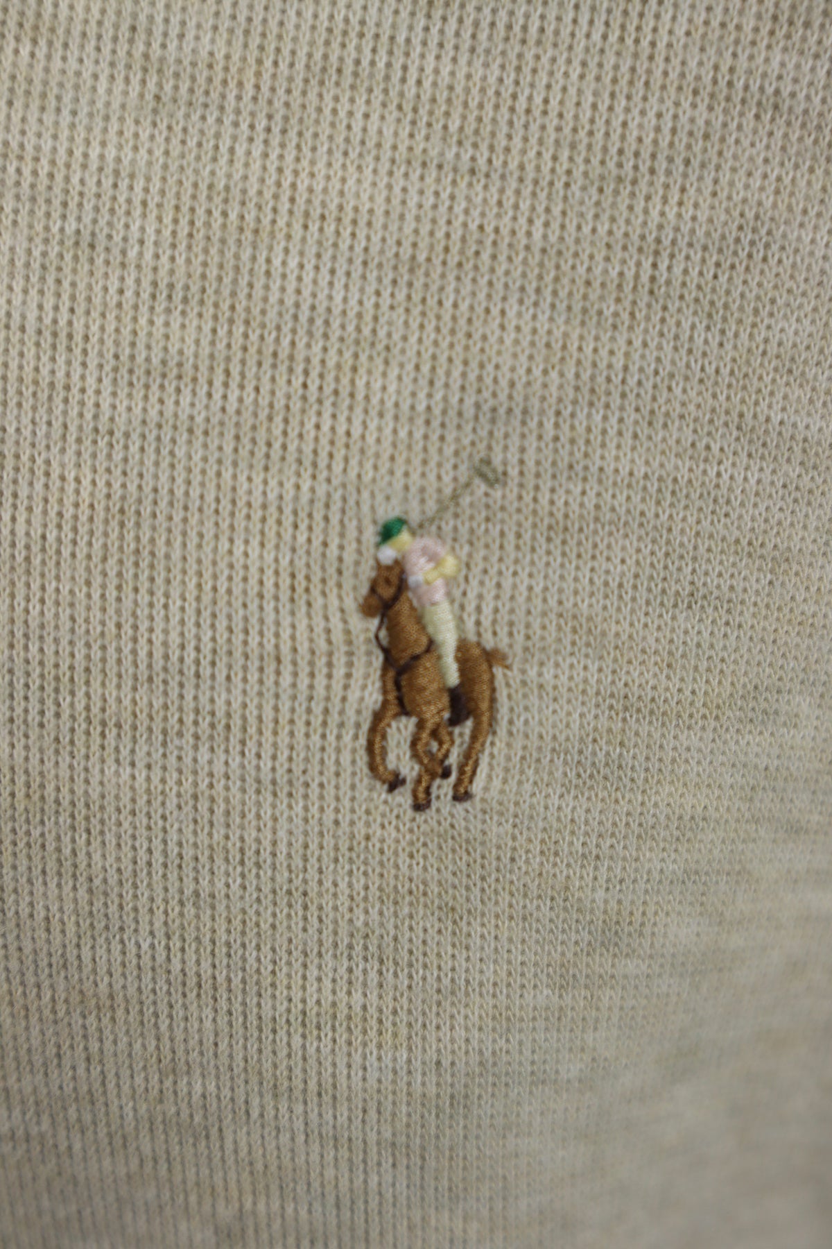 Ralph Lauren trui met kwart rits - L