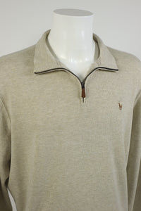 Ralph Lauren trui met kwart rits - L