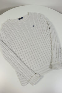 Ralph Lauren kabeltrui met ronde hals - L Vrouwen