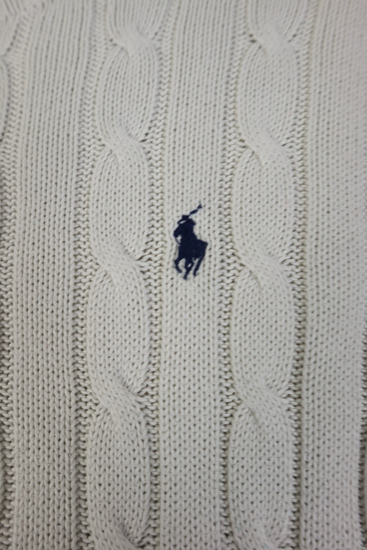 Ralph Lauren kabeltrui met ronde hals - L Vrouwen