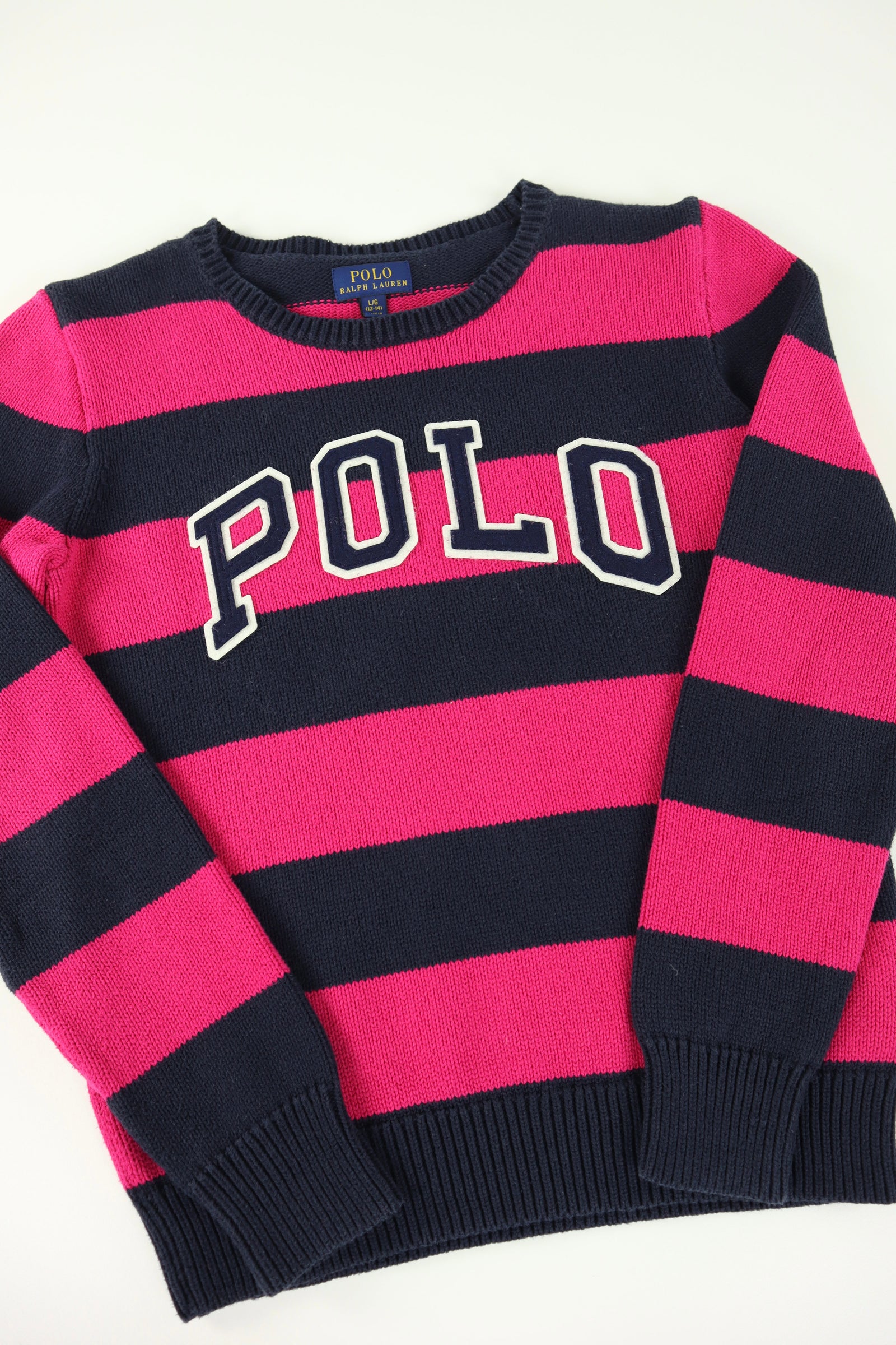 Ralph Lauren trui met ronde hals - kindermaat L