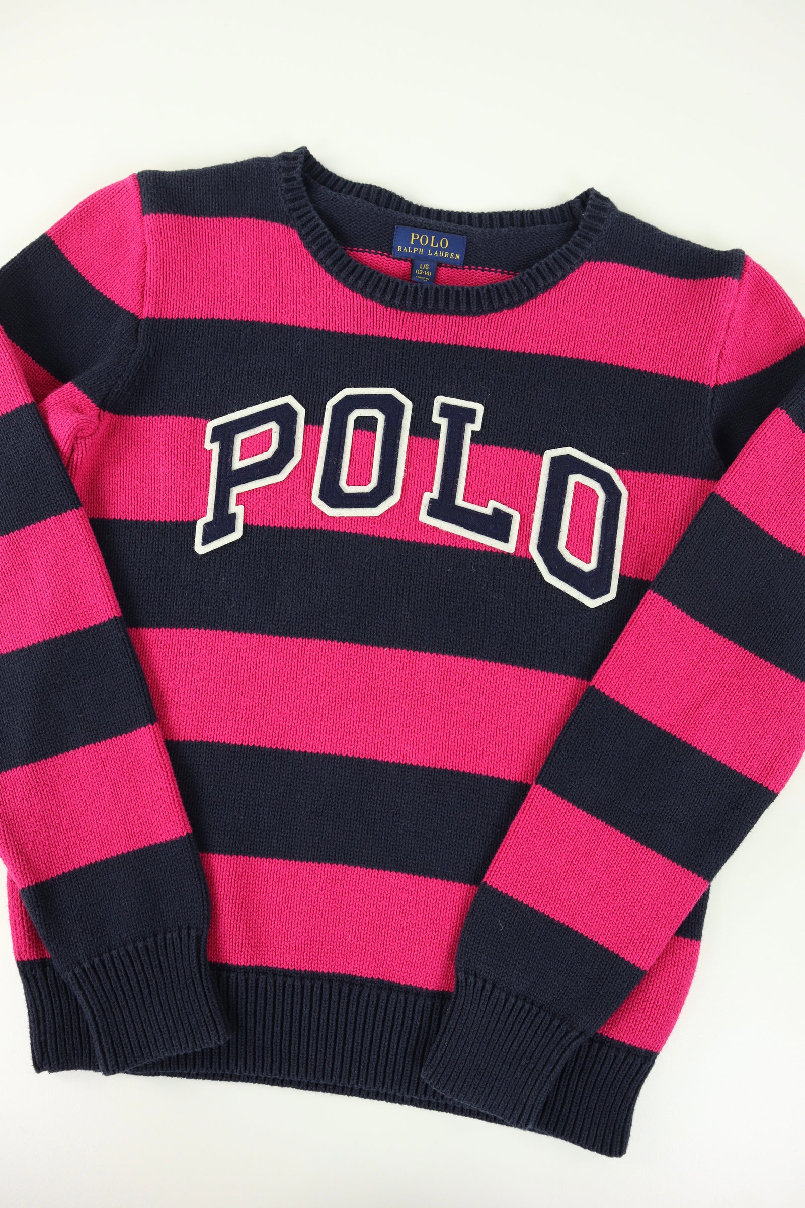 Ralph Lauren trui met ronde hals - kindermaat L