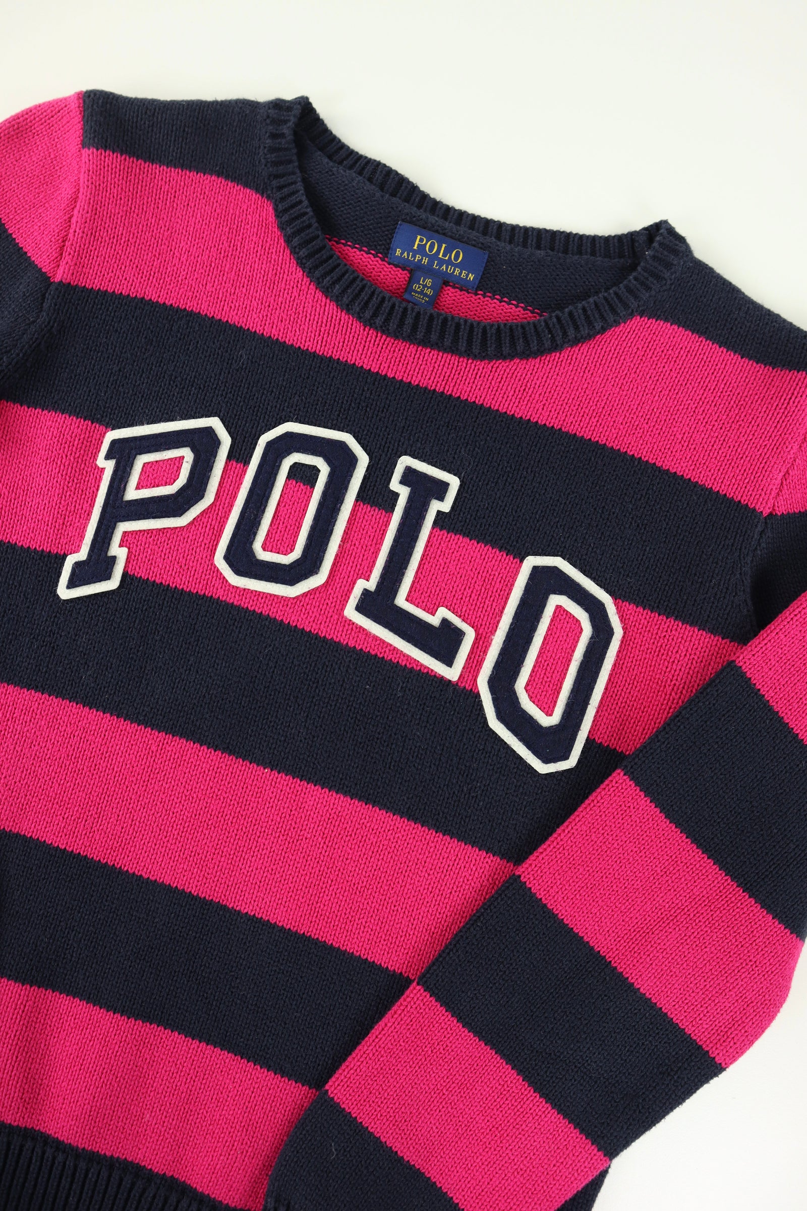 Ralph Lauren trui met ronde hals - kindermaat L