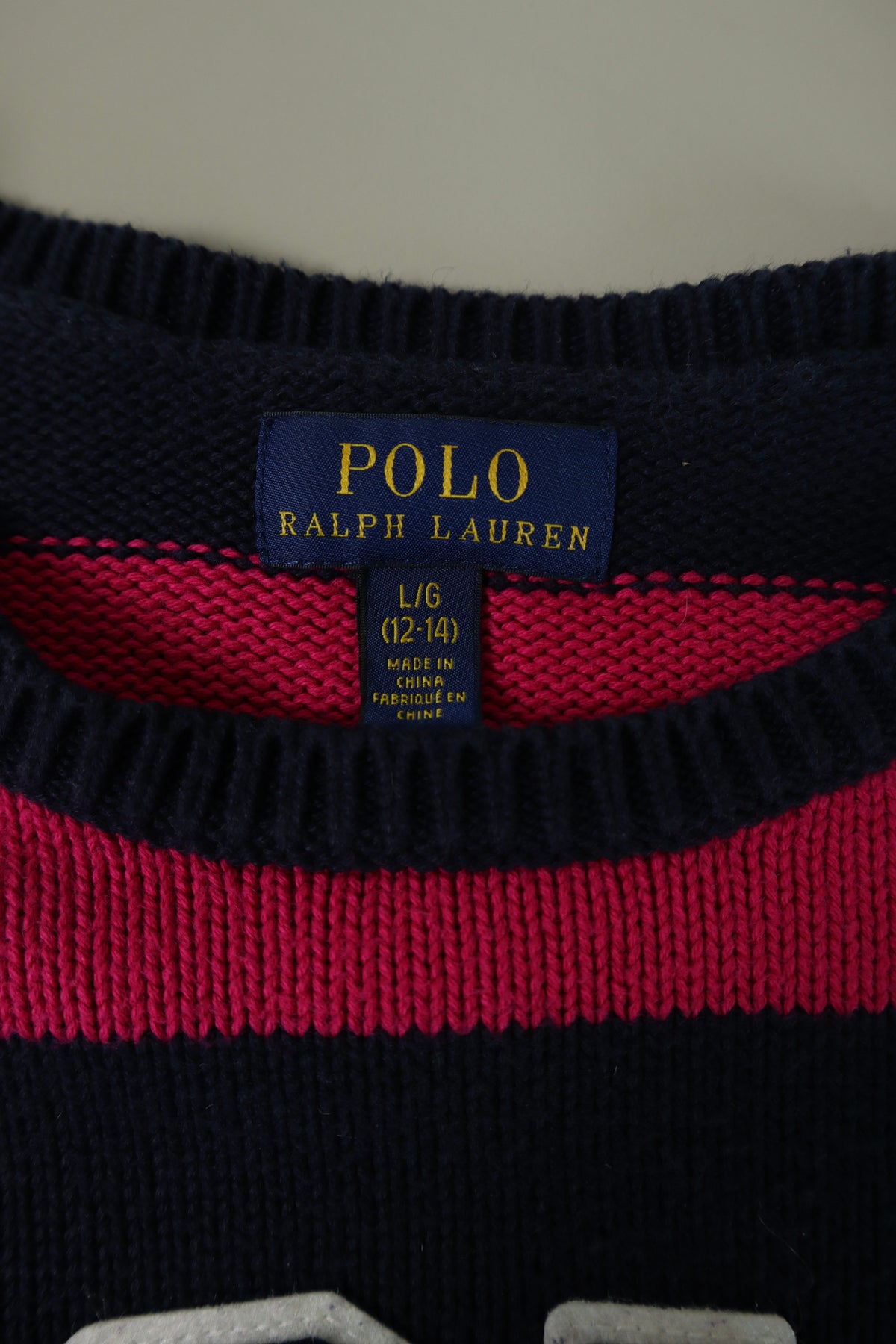 Ralph Lauren trui met ronde hals - Kindermaat L