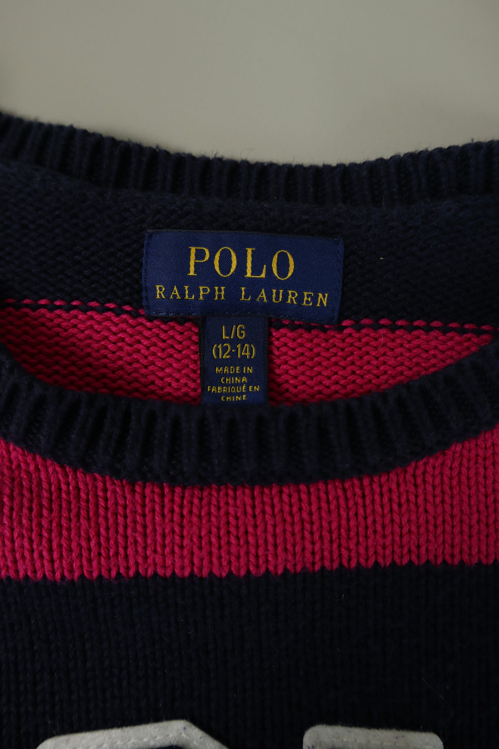 Ralph Lauren trui met ronde hals - kindermaat L