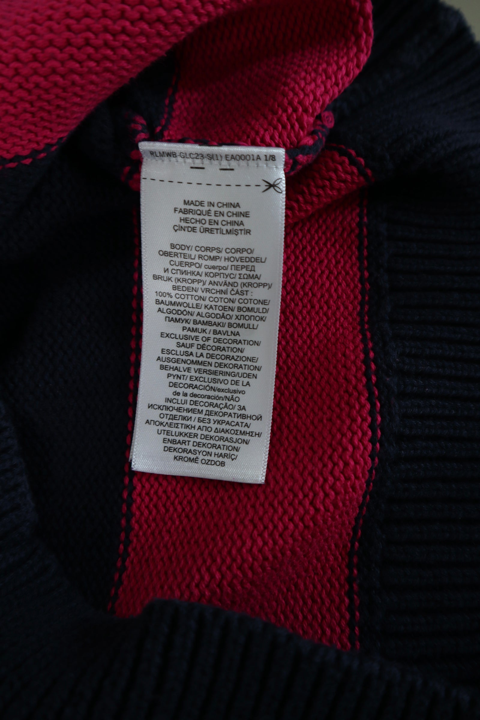 Ralph Lauren trui met ronde hals - kindermaat L