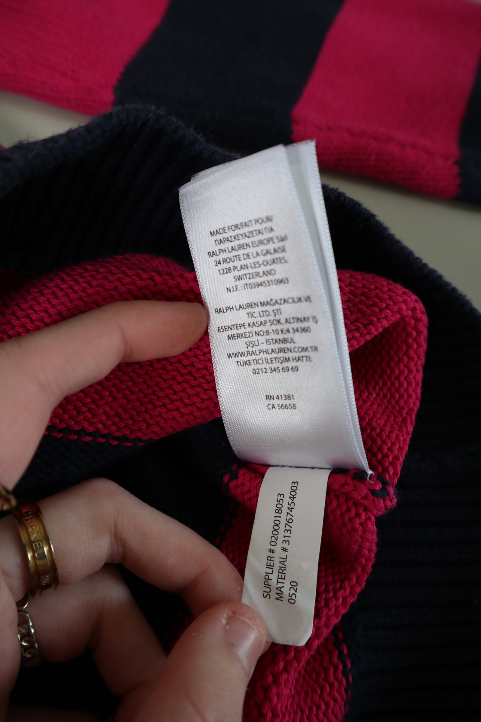 Ralph Lauren trui met ronde hals - kindermaat L