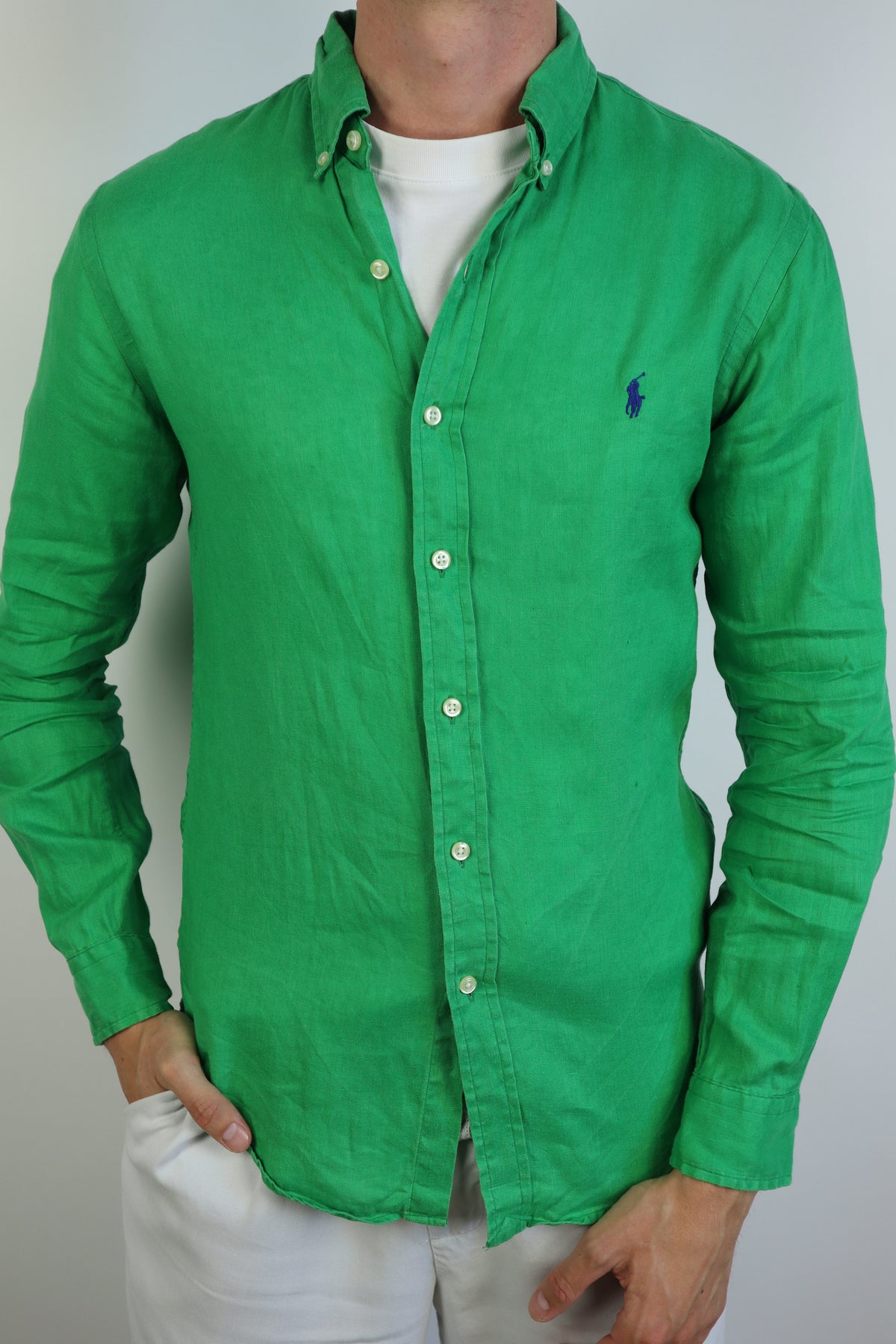 Ralph Lauren linnen overhemd - S